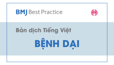ban dich tieng viet BMJ Best Practice - benh dai