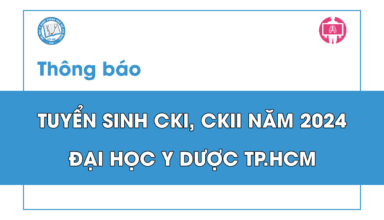 thong bao tuyen sinh ck1 ck2 dhyd tphcm